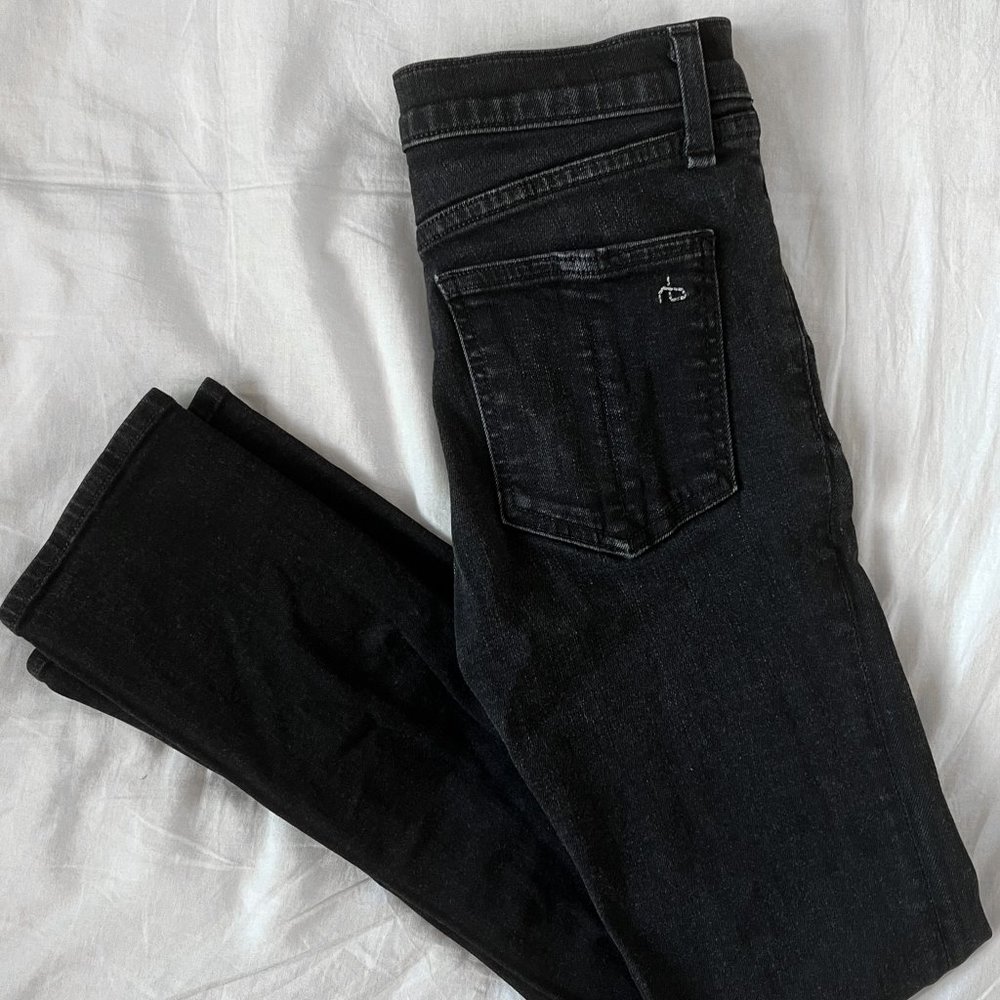 Rag & Bone Hana High Waisted Slim Fit Crop Boot